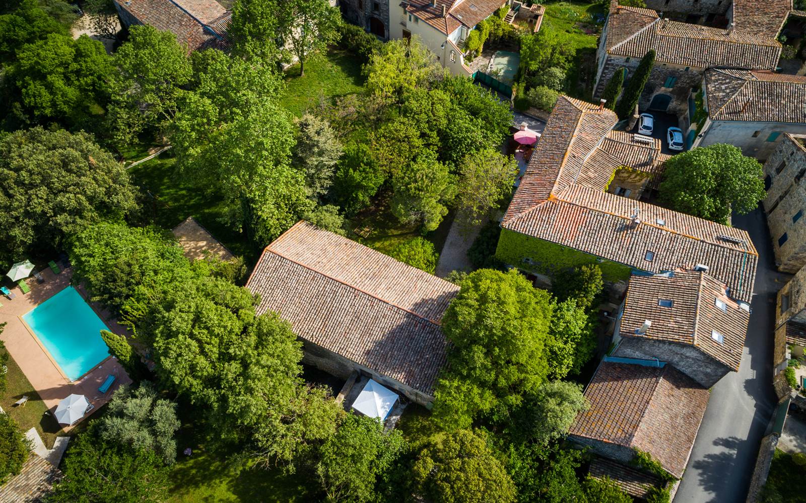 Mas des Sages vue aerienne Aspheries