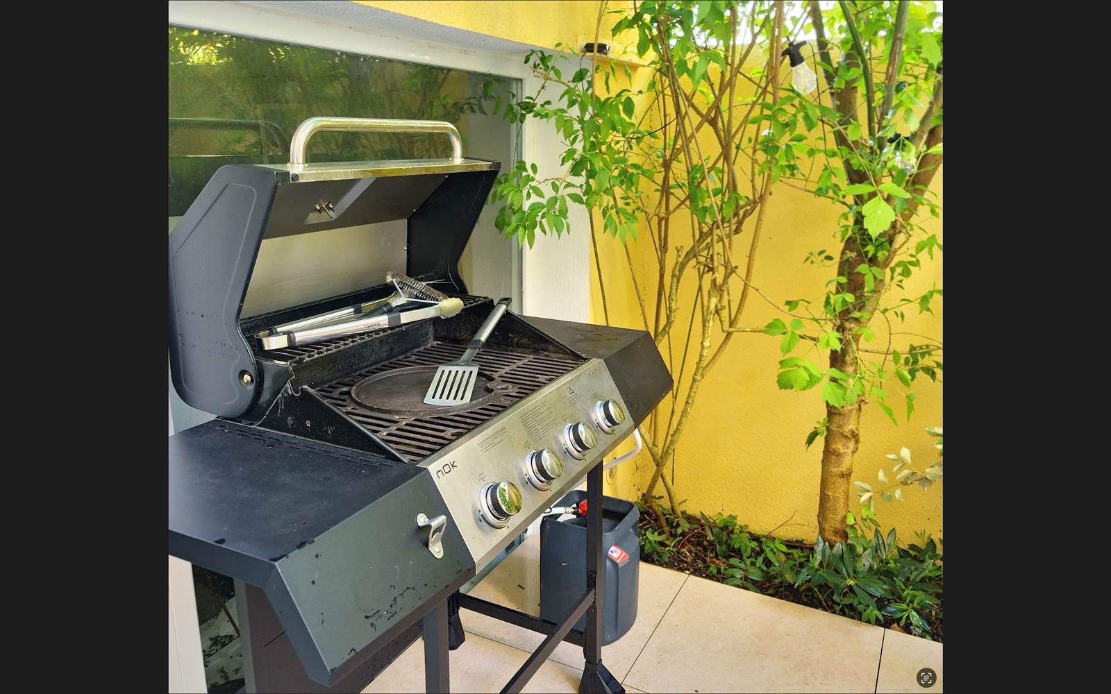 VILLA DU LAC VICHY - patio - barbecue / plancha