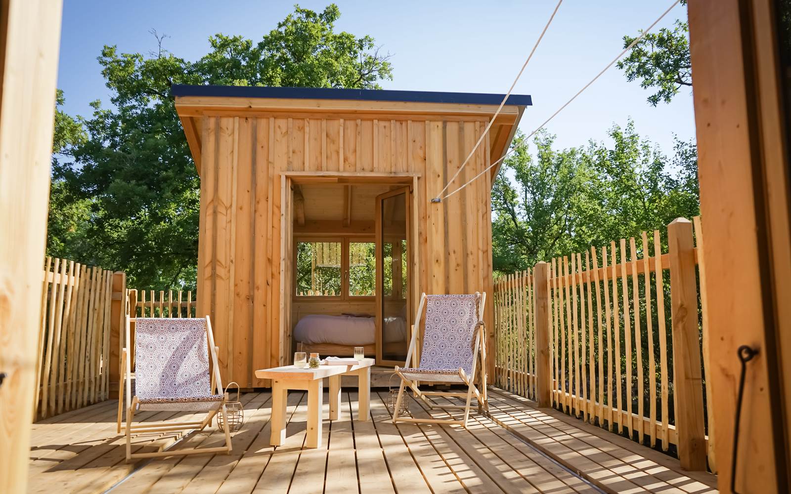 Terrasse ensoleillée