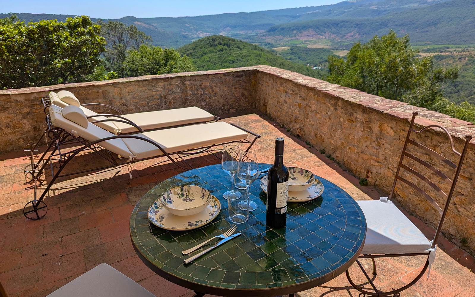 terrasse  de l'appartement