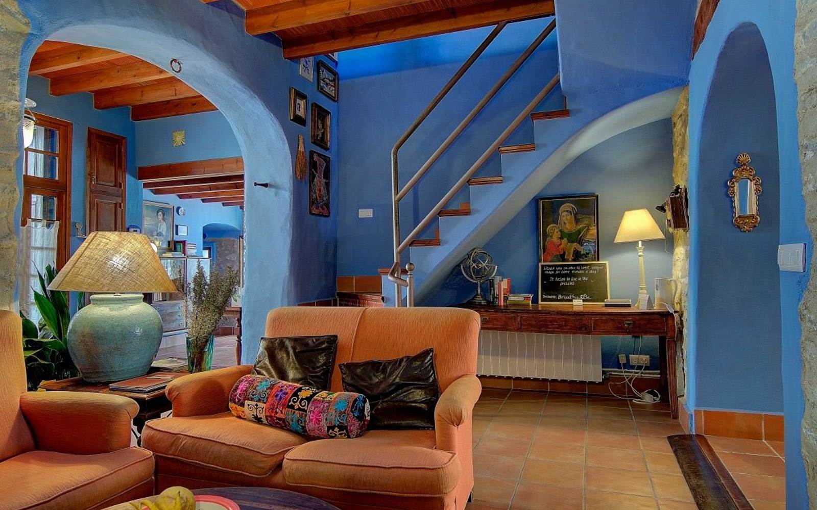 Stairs and salon