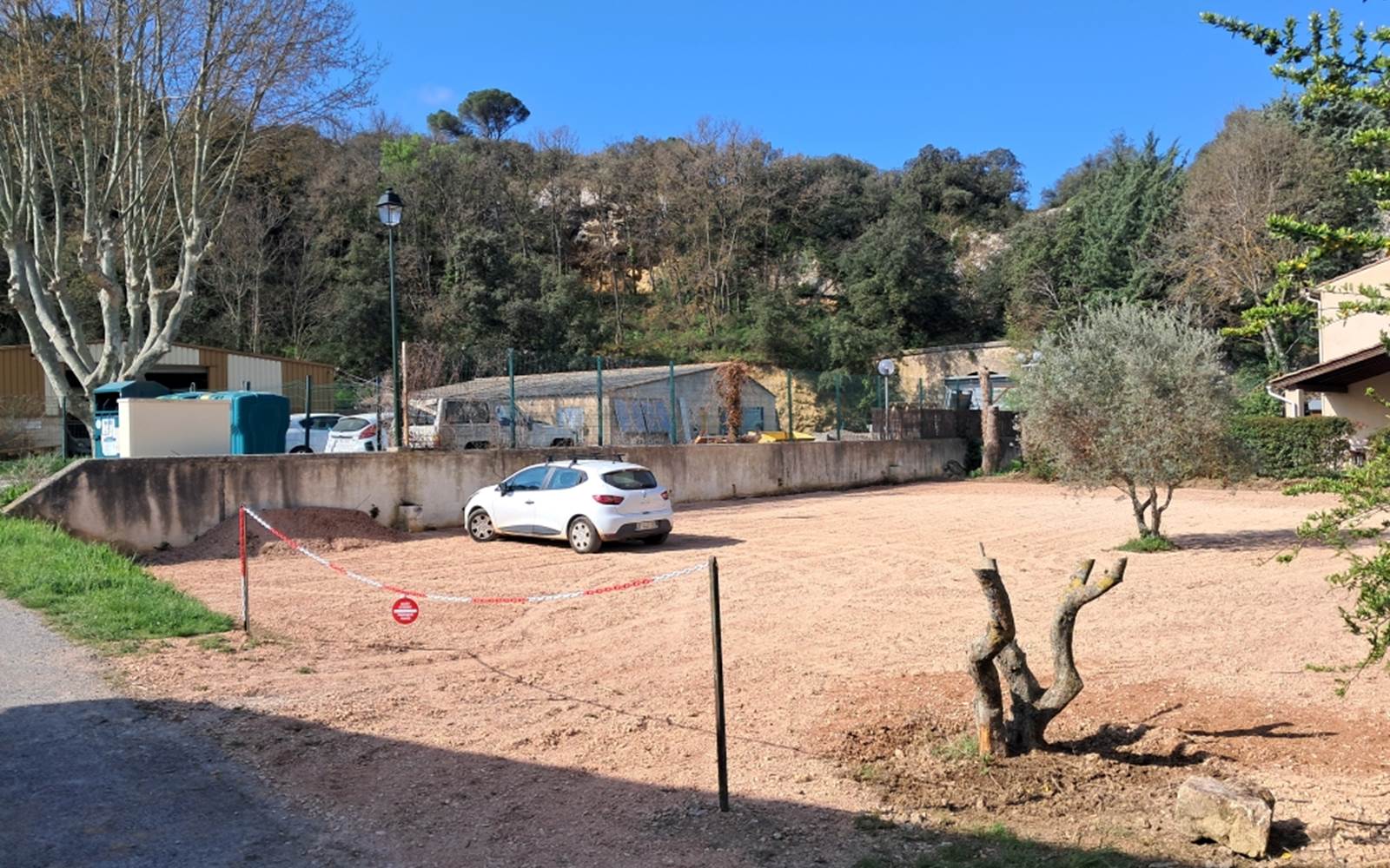 Le parking privé
