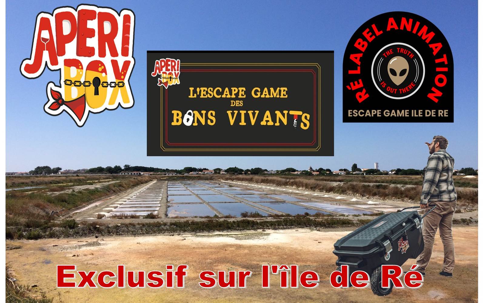 Escape game des bons vivants apéribox sur l'ile de ré
