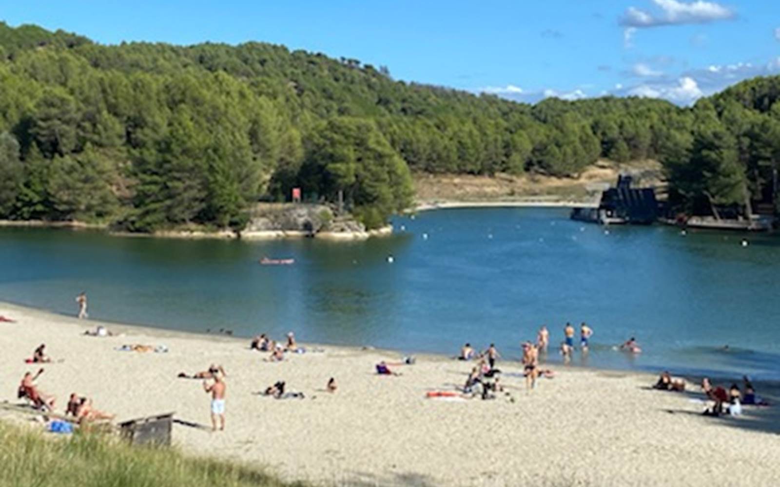Lac de la Cavayère à 5 minutes en voirure