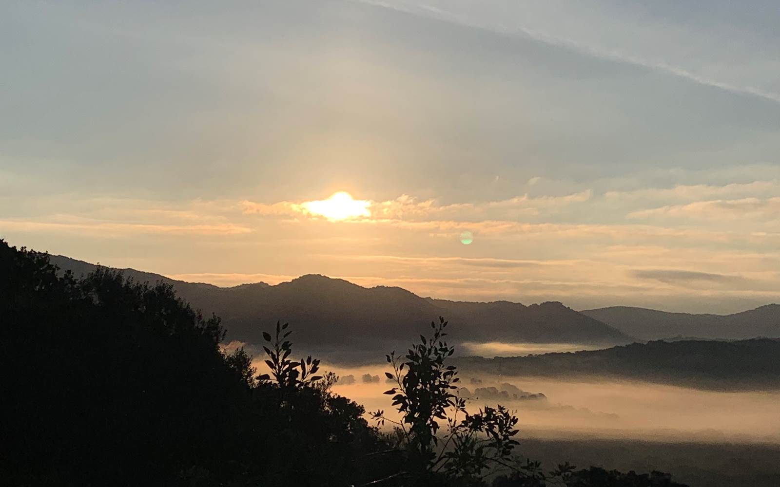 Le lever du soleil... c'est magique !