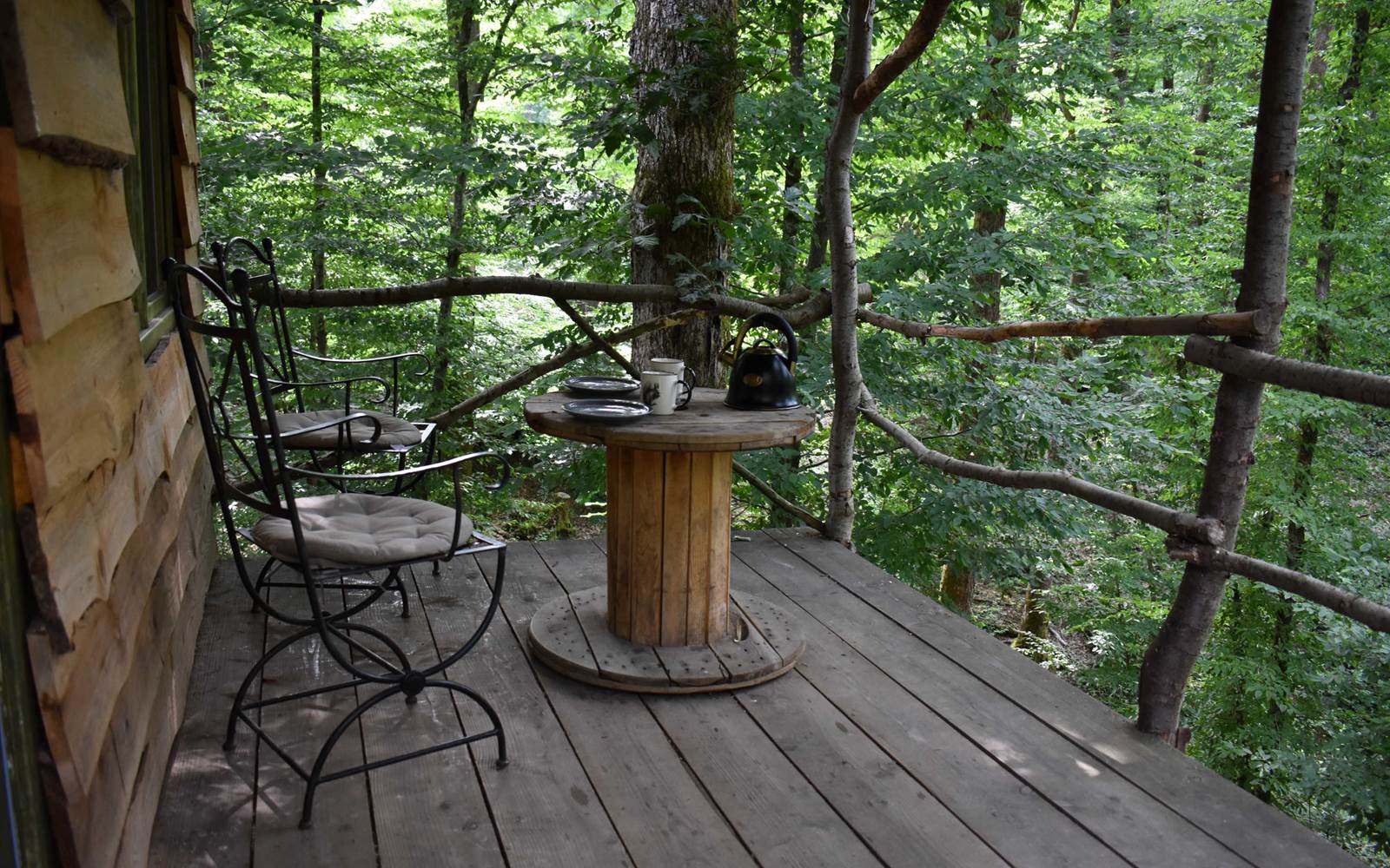 terrasse aménagée