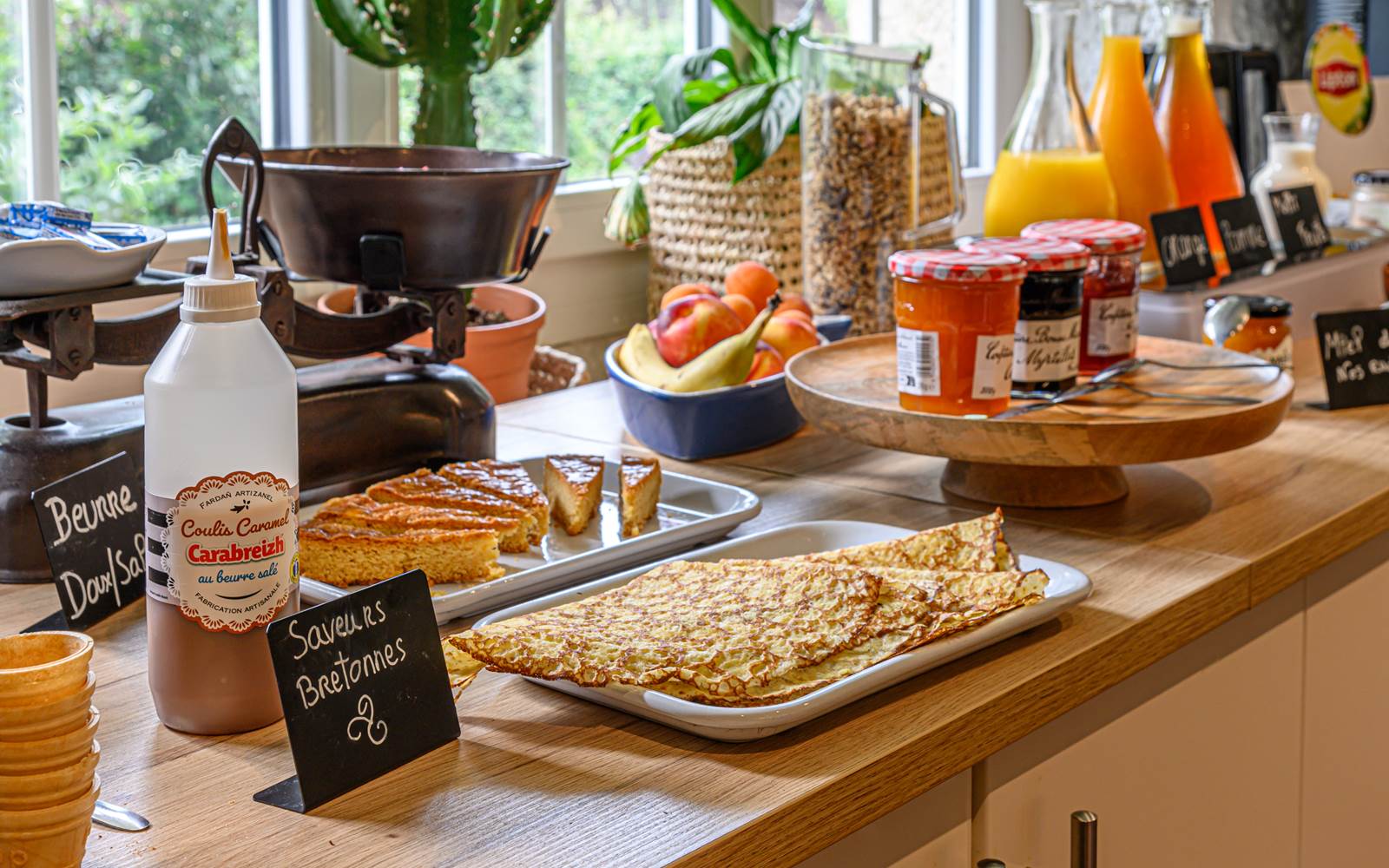 Buffet petit déjeuner