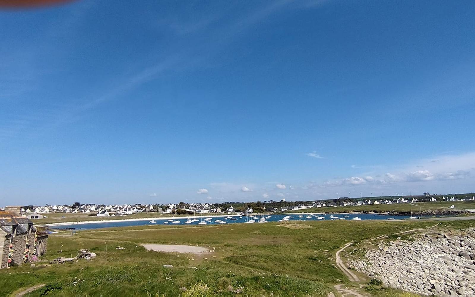 Le port et la plage de Porspaul