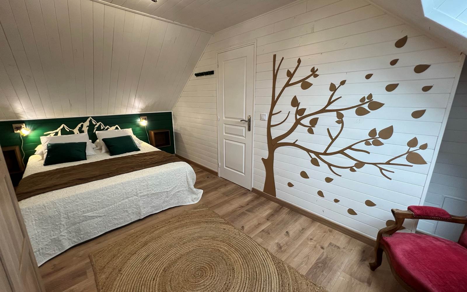 chambre verte étage