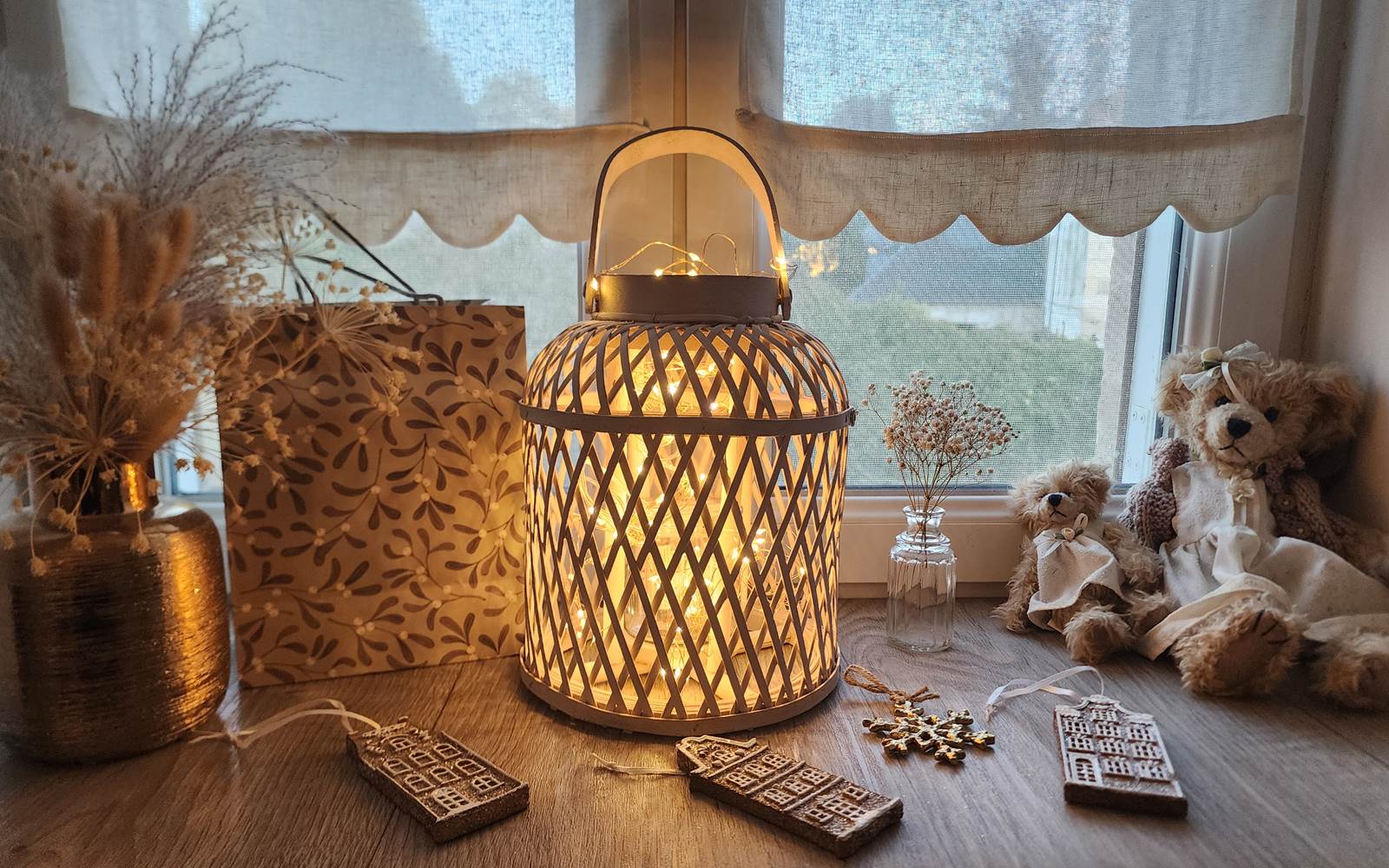 Fenêtre Chambre Champagne à Noël