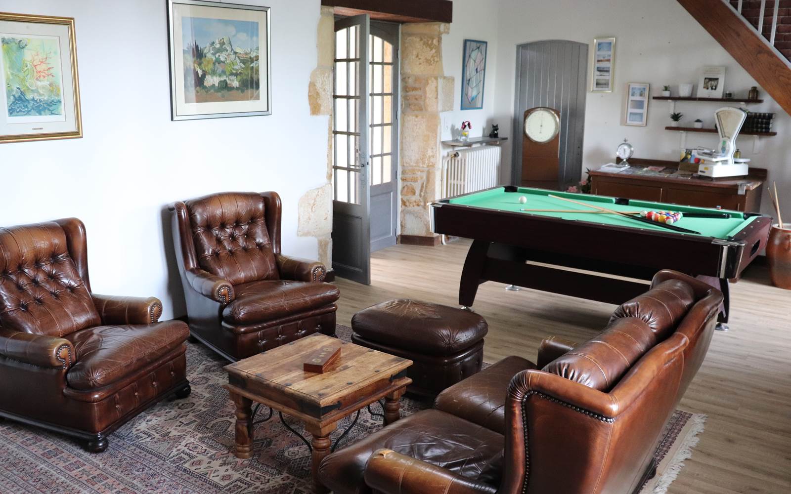 Parties communes - Salon et billard