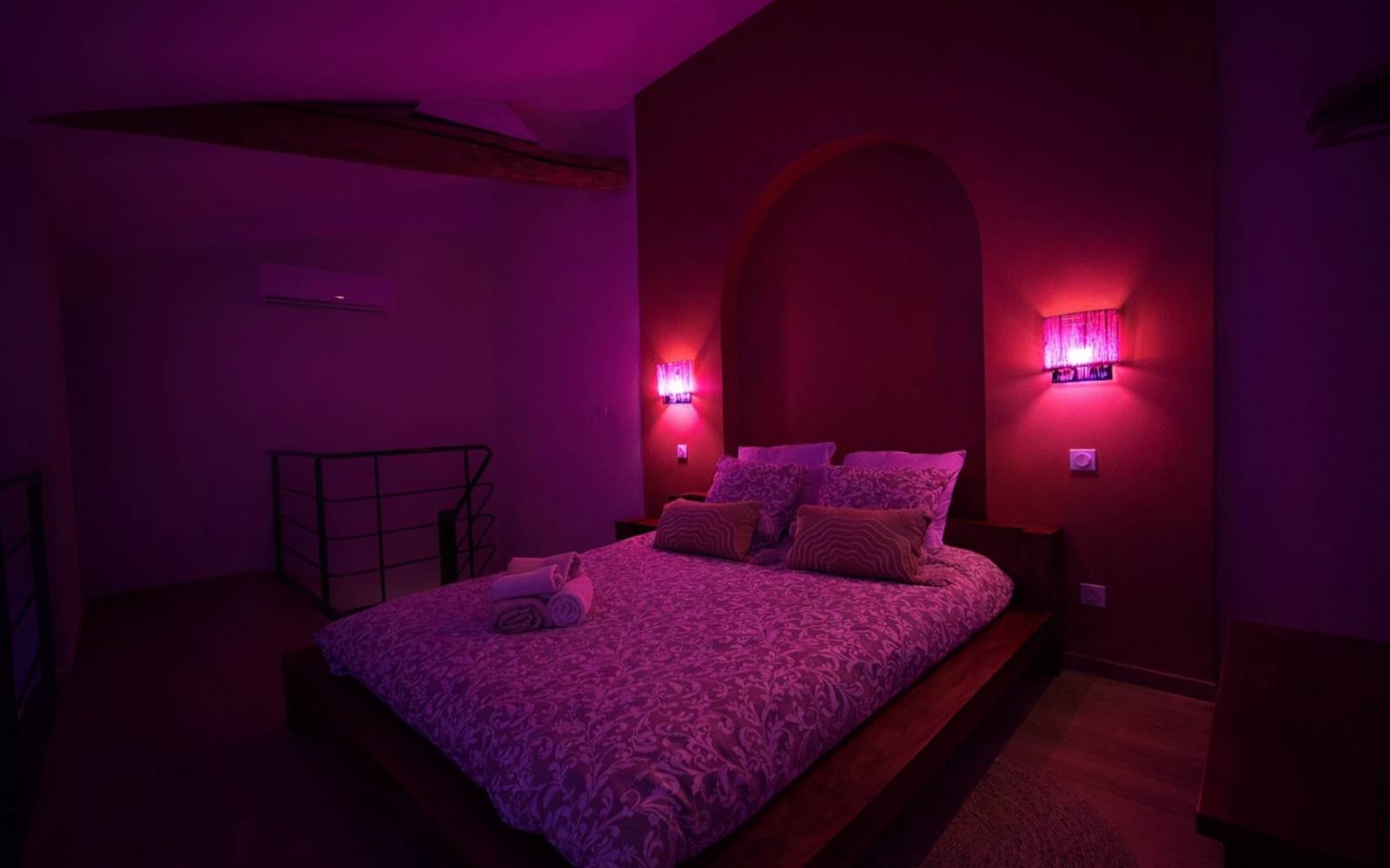 La chambre en jeu de lumière