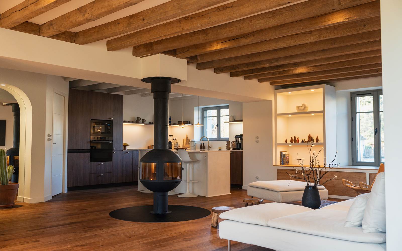 Salon et cuisine