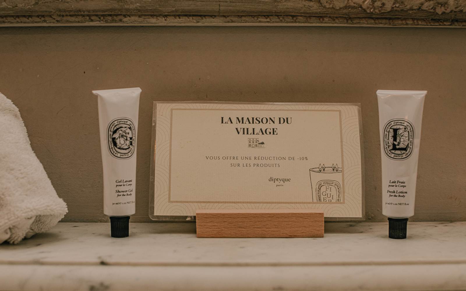 Produits d'accueil Diptyque