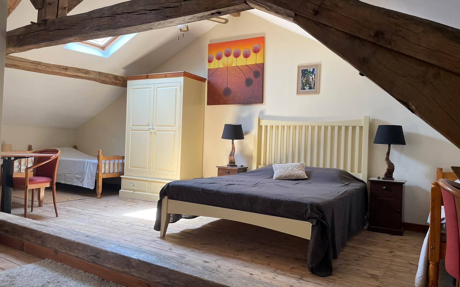 Photo de la Chambre Champagne - Chambres d'hôtes La Grange Richard à Dinsac