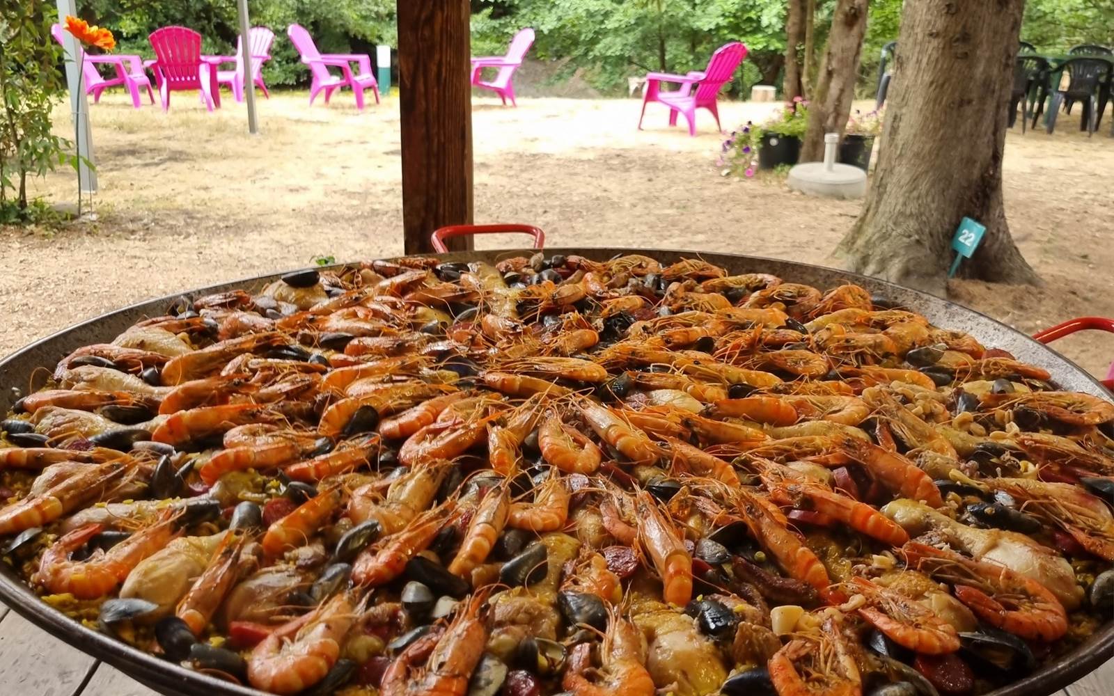 Soirée paëlla Camping L’orée des Cévennes