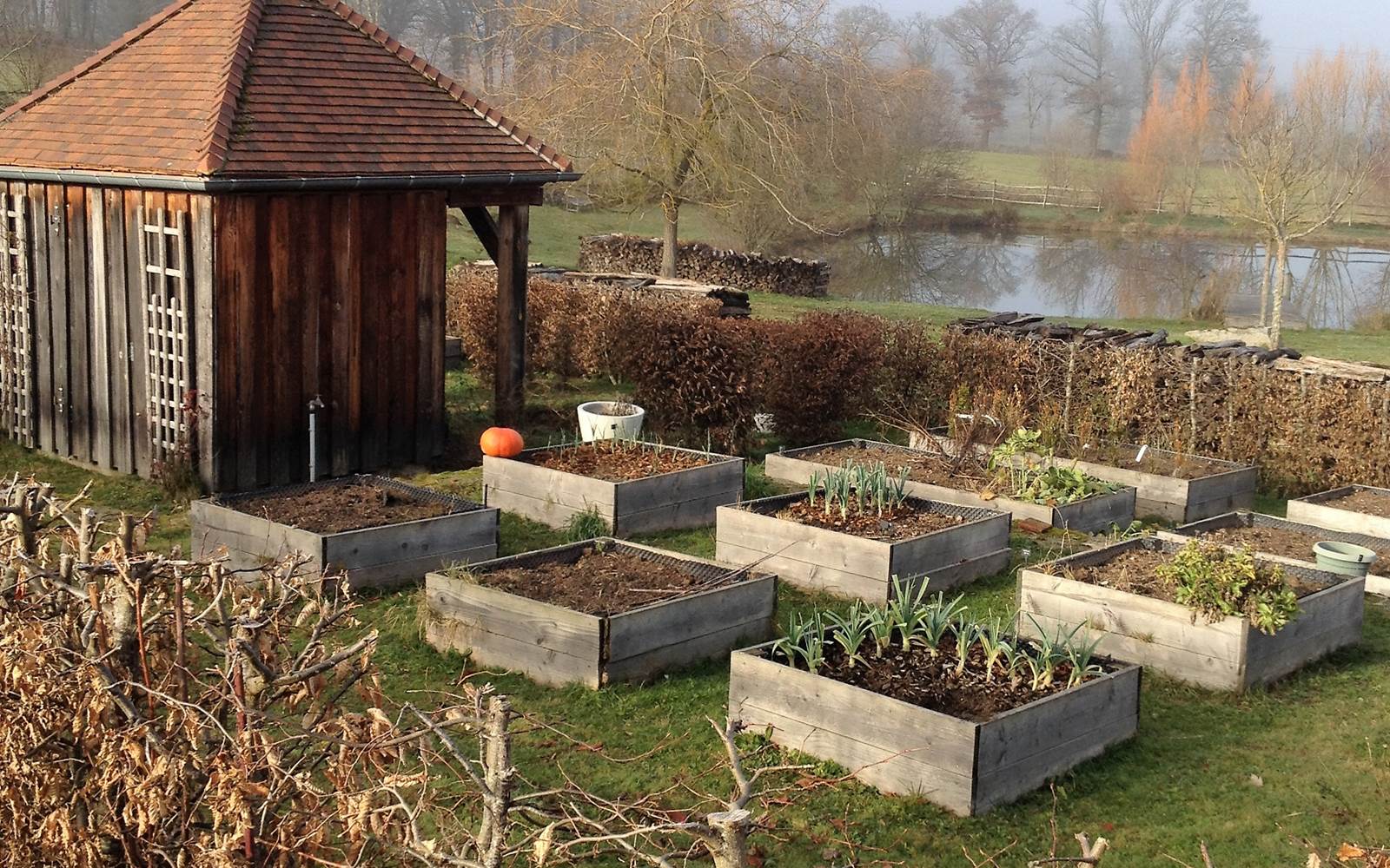 le potager à l'ancienne du Domaine de Louveraude