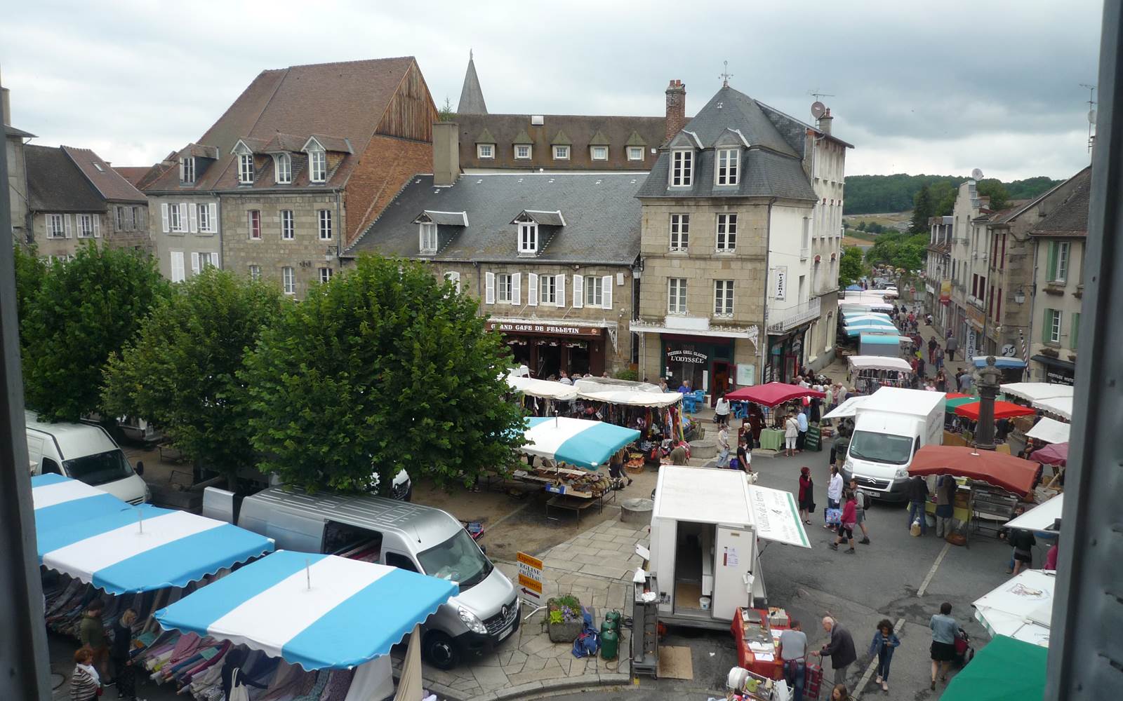 Le marché de Felletin fait parti des plus beaux marchés de la Creuse