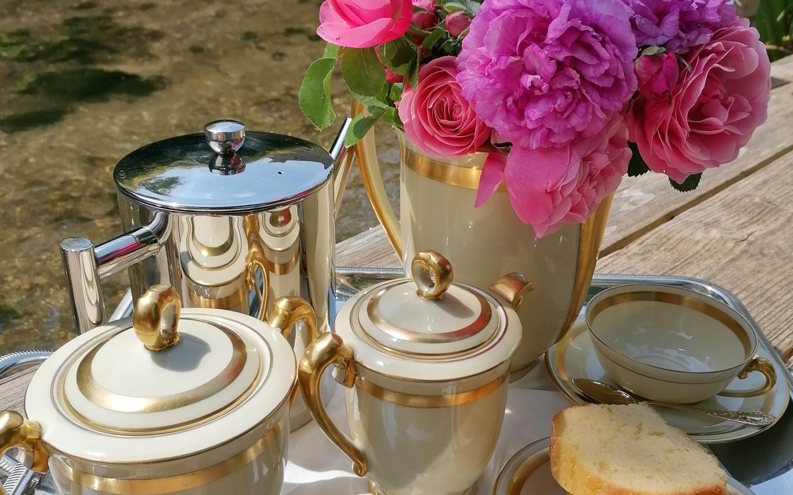 Dégustation au jardin de La Malposte à Reviers