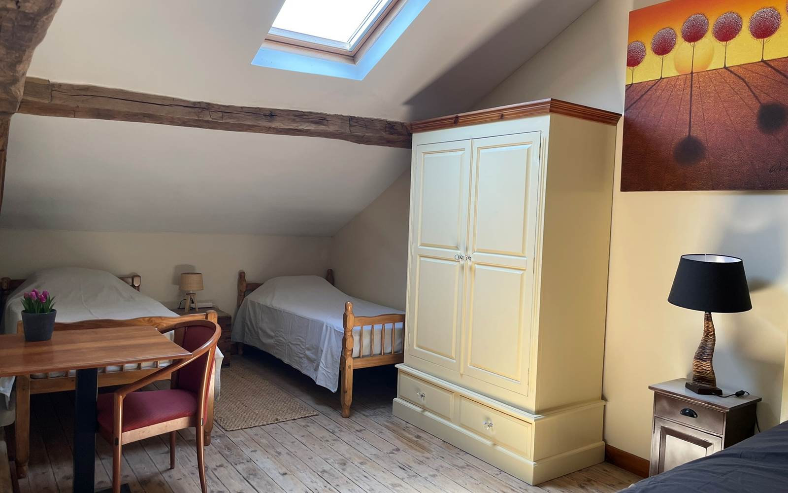 Photo de la Chambre Champagne - Chambres d'hôtes La Grange Richard à Dinsac