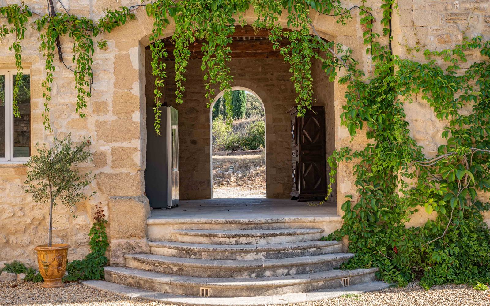 Accès à la chapelle