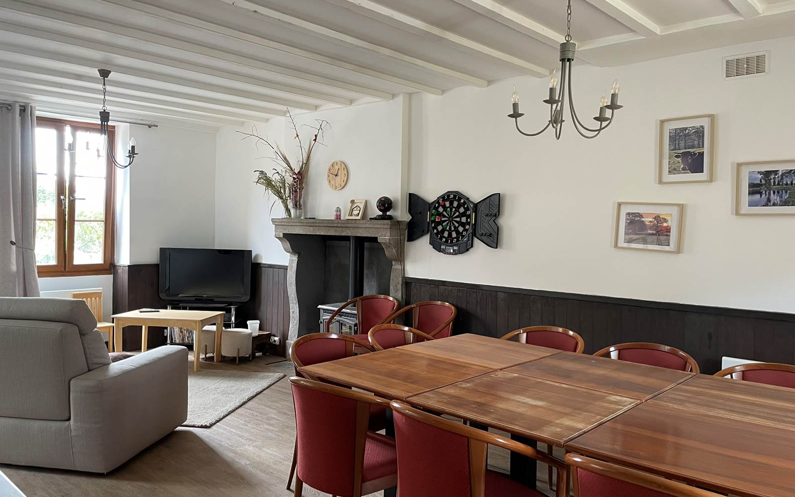 Photo de la pièce commune - Chambres d'hôtes La Grange Richard à Dinsac