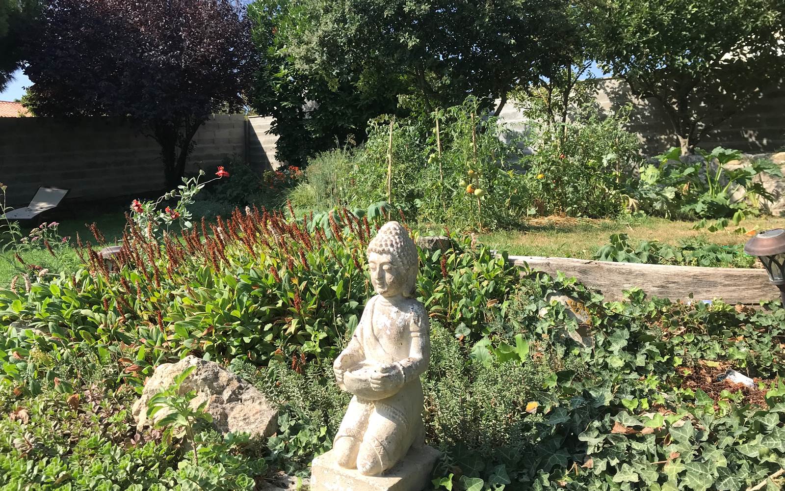Boudha jardin rocaille