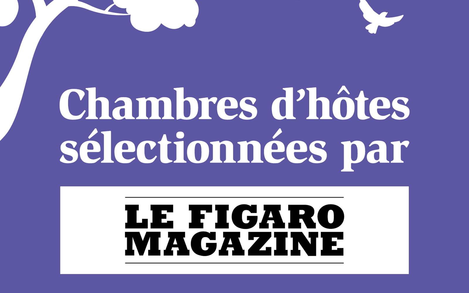Vitrophanie Chambres d'hôtes Figaro Magazine 2022