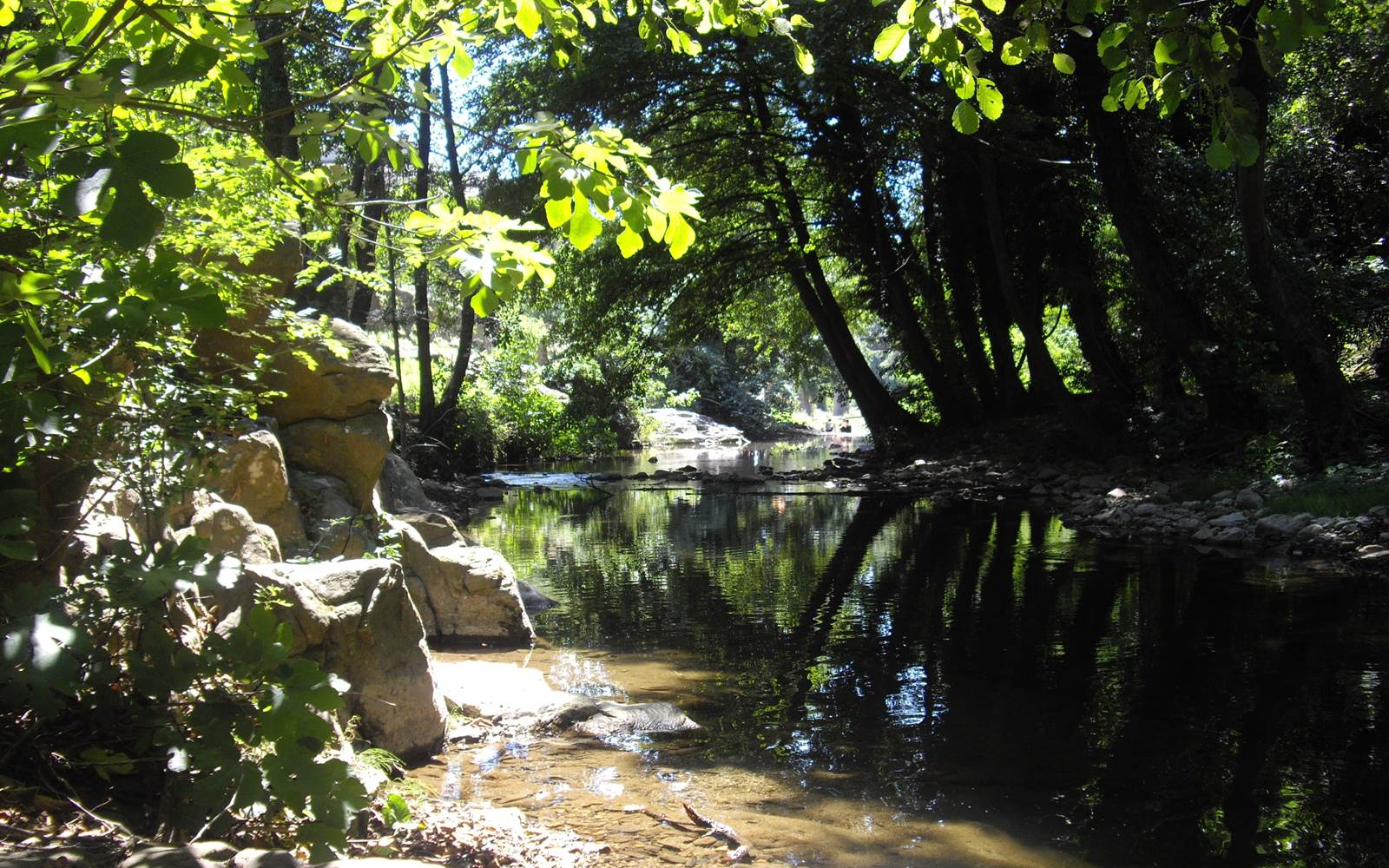 Riviere camping l'orée des cévennes