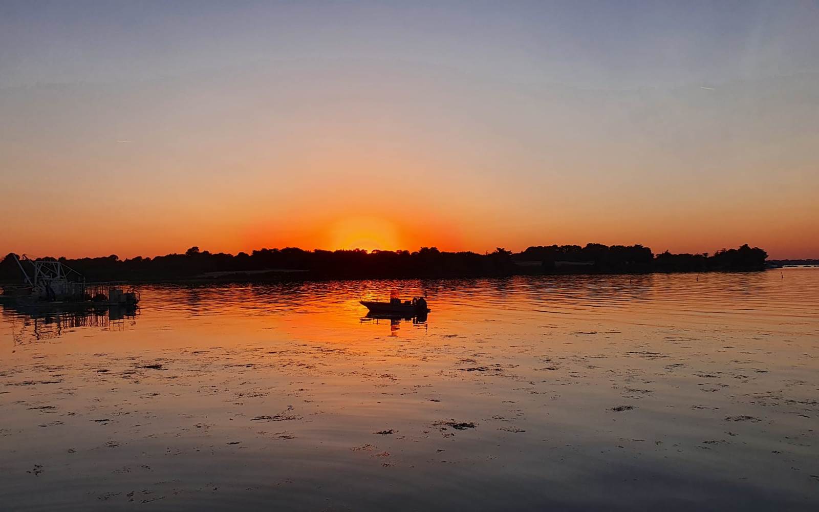 Soirée dans le Golfe du Morbihan