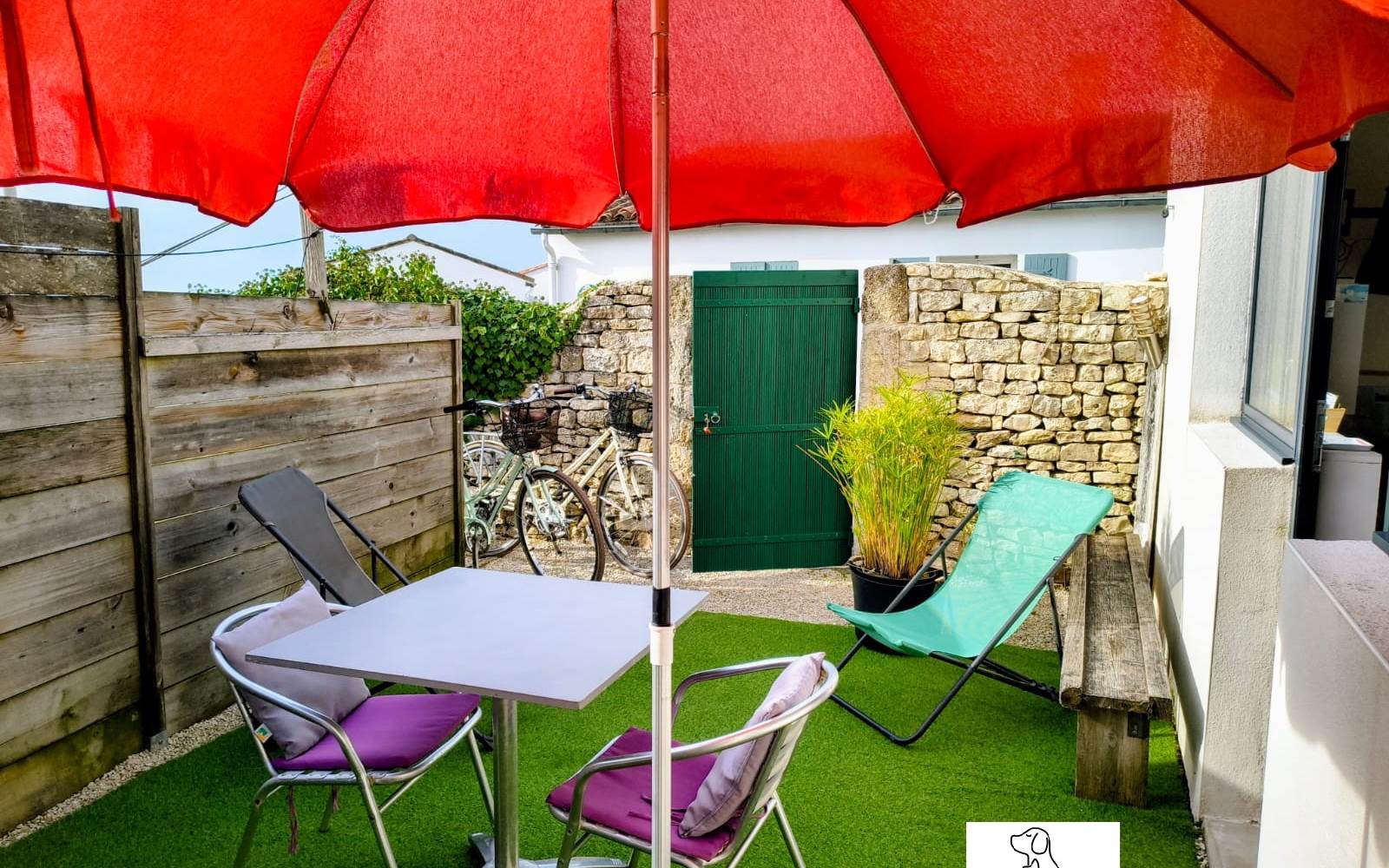 Terasse  Sud Ouest  & ombragée