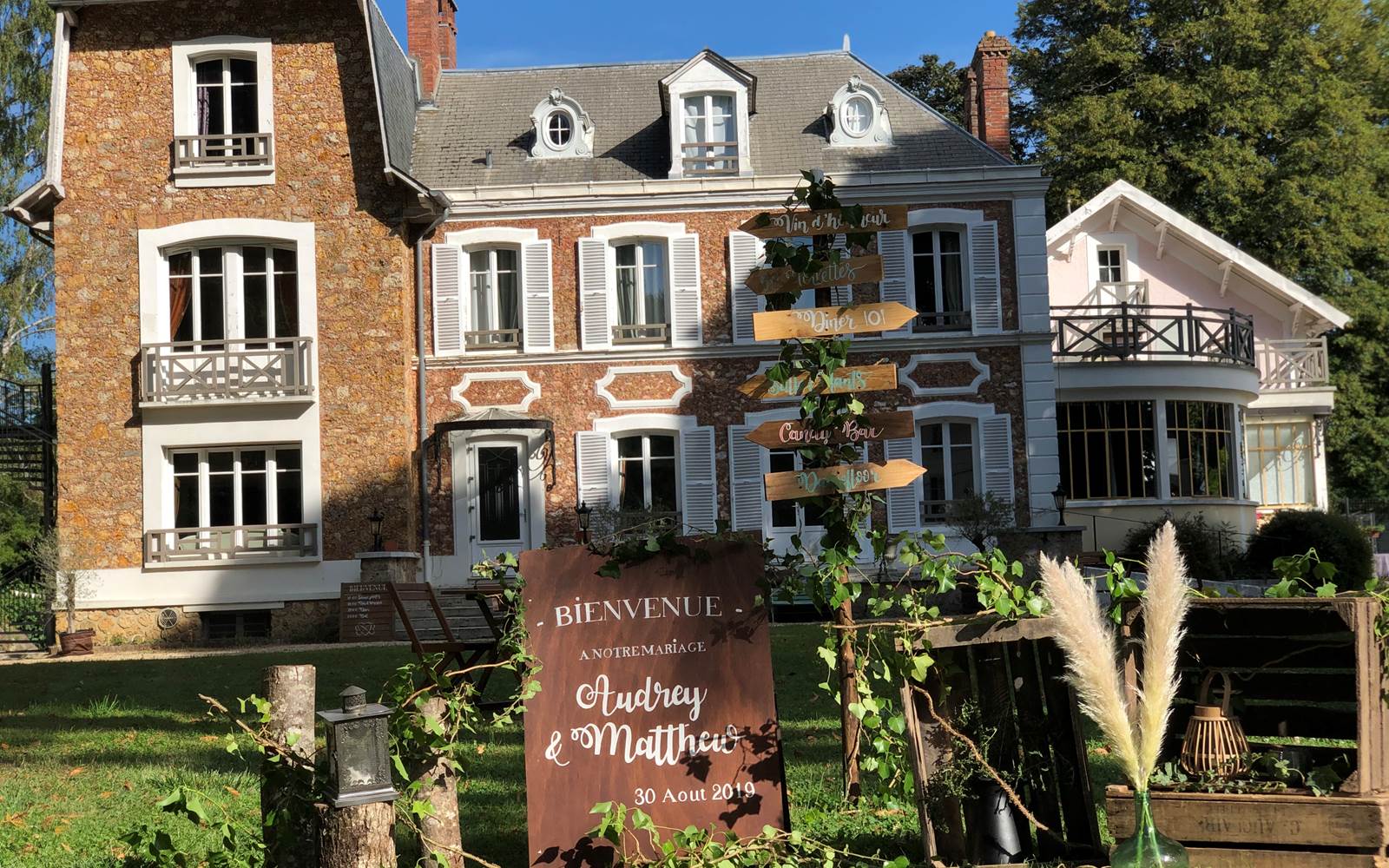 Réception de mariage - La Villa Rochette