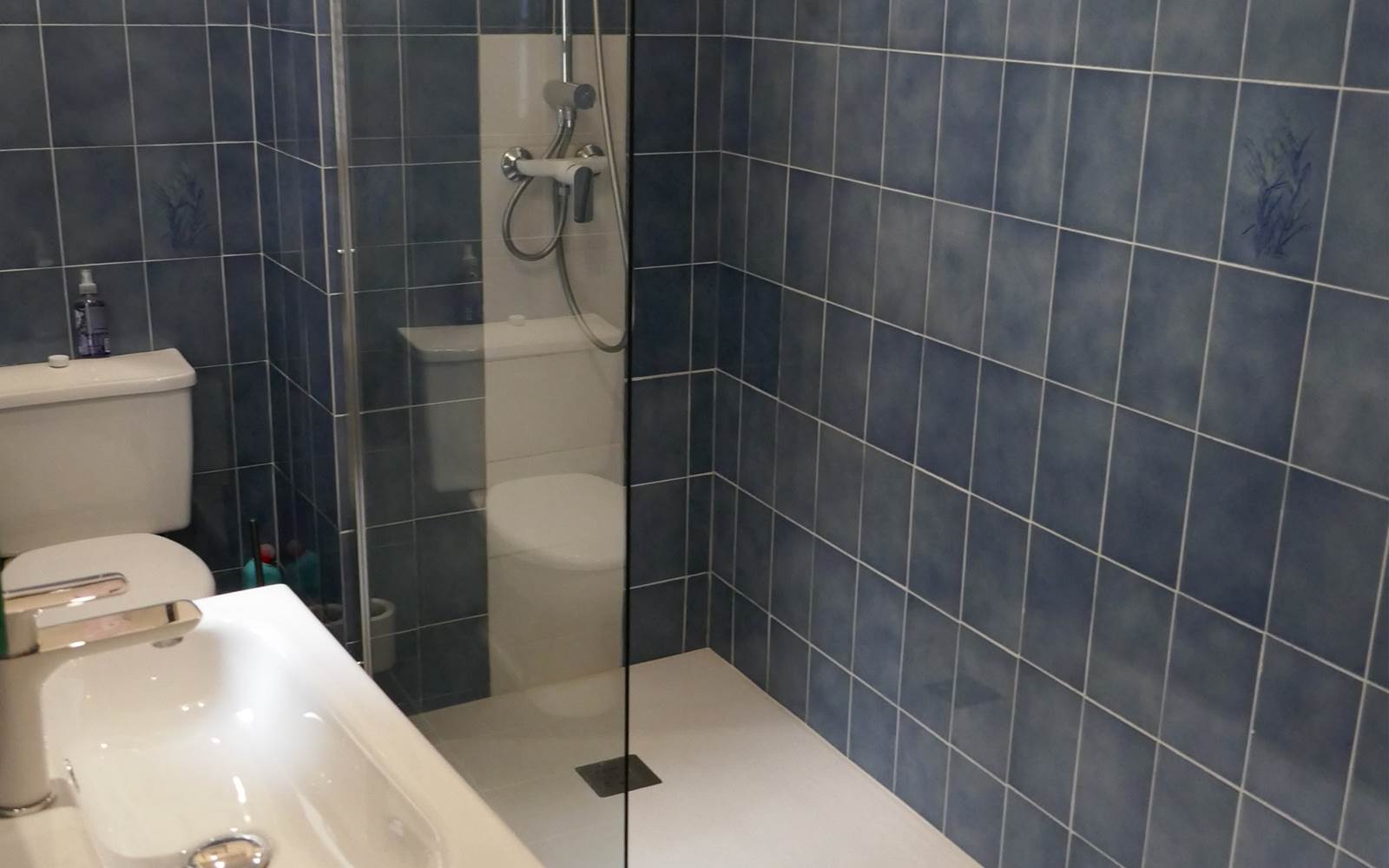 Salle de bain et toilettes .