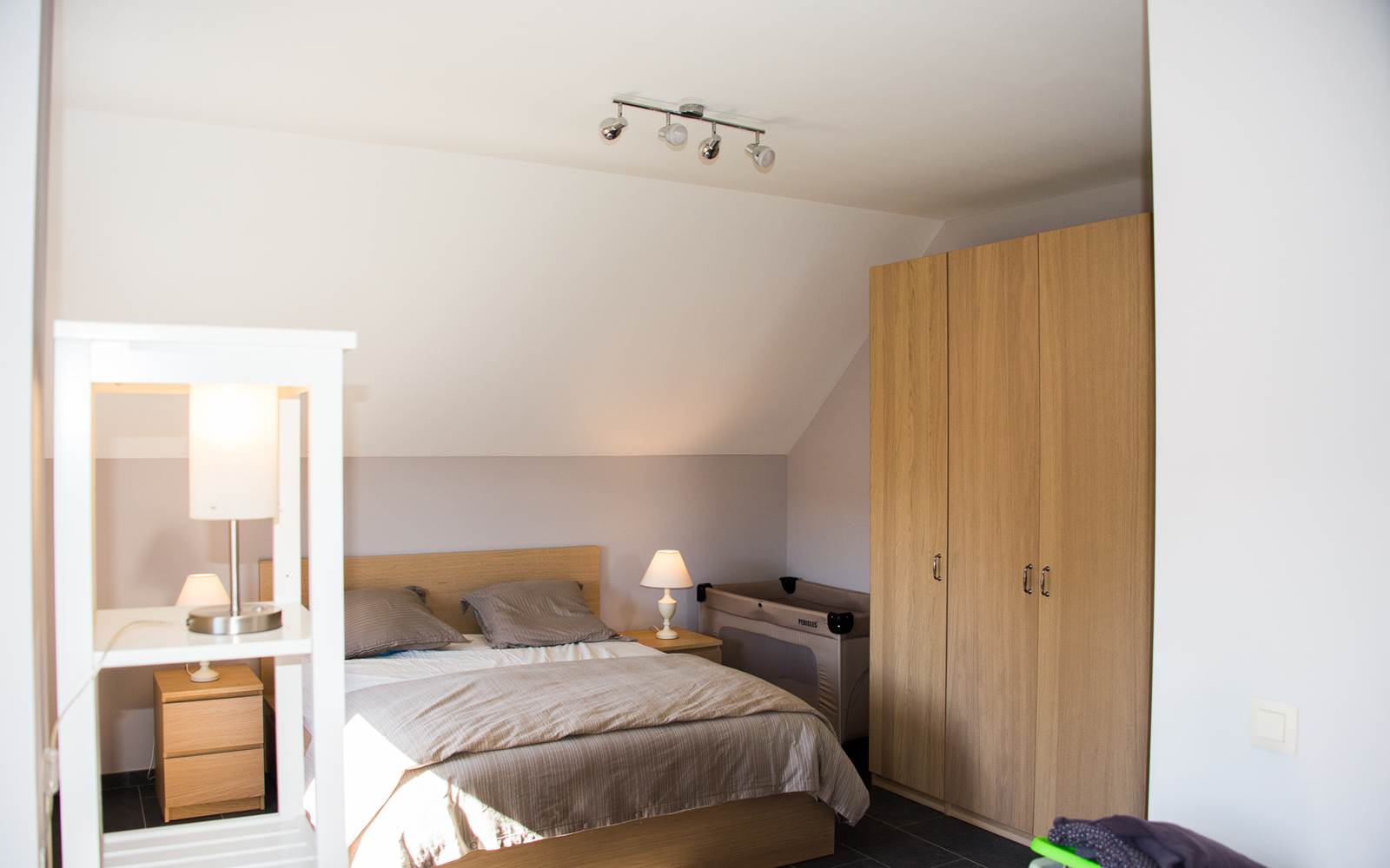 Chambre familiale à l'étage