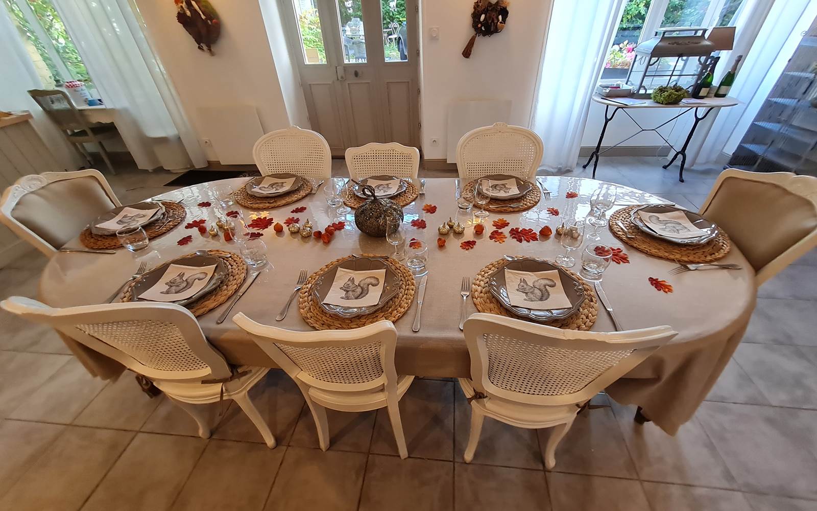 salle reception halloween