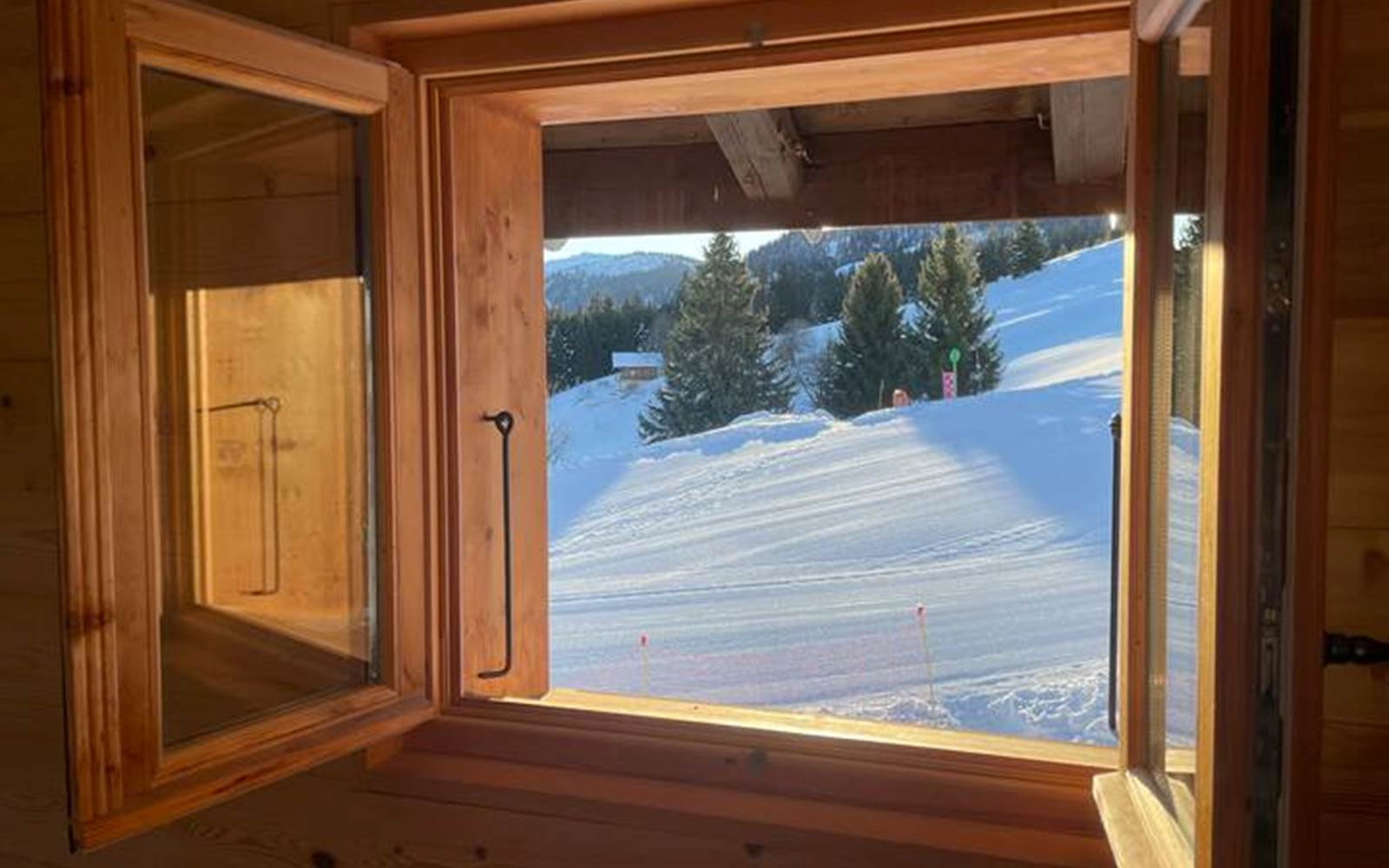 Espace Diamand, Crest Voland, Chalet des Molliettes (fenêtre)