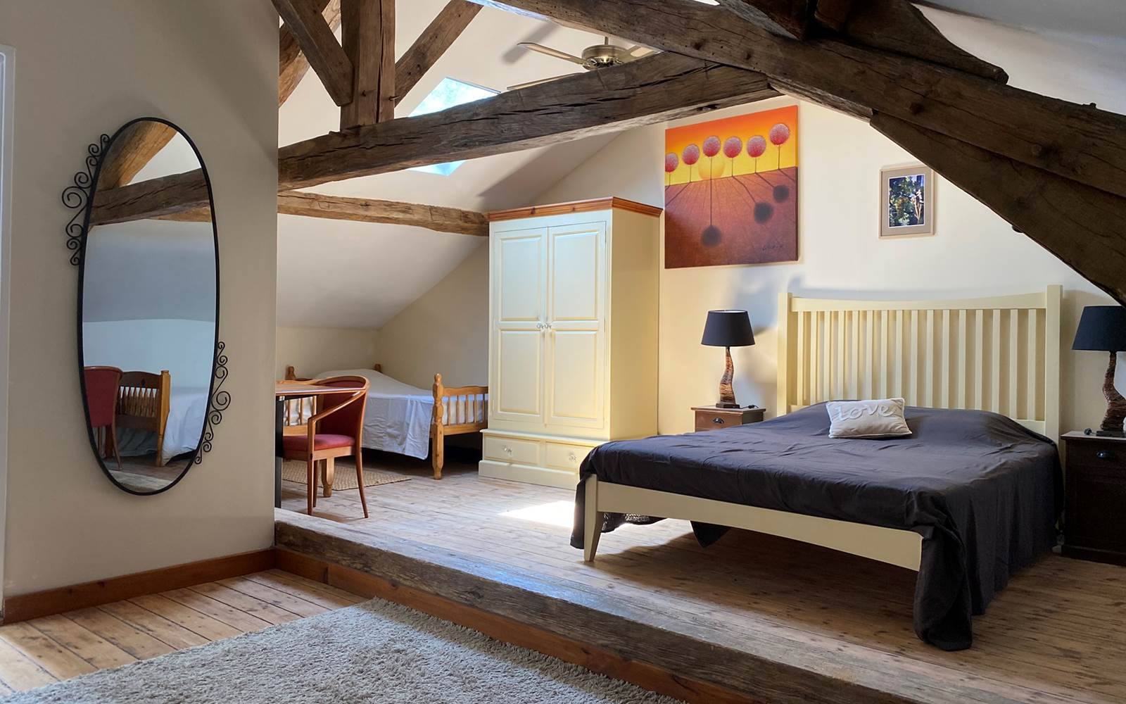 Photo de la Chambre Champagne - Chambres d'hôtes La Grange Richard à Dinsac