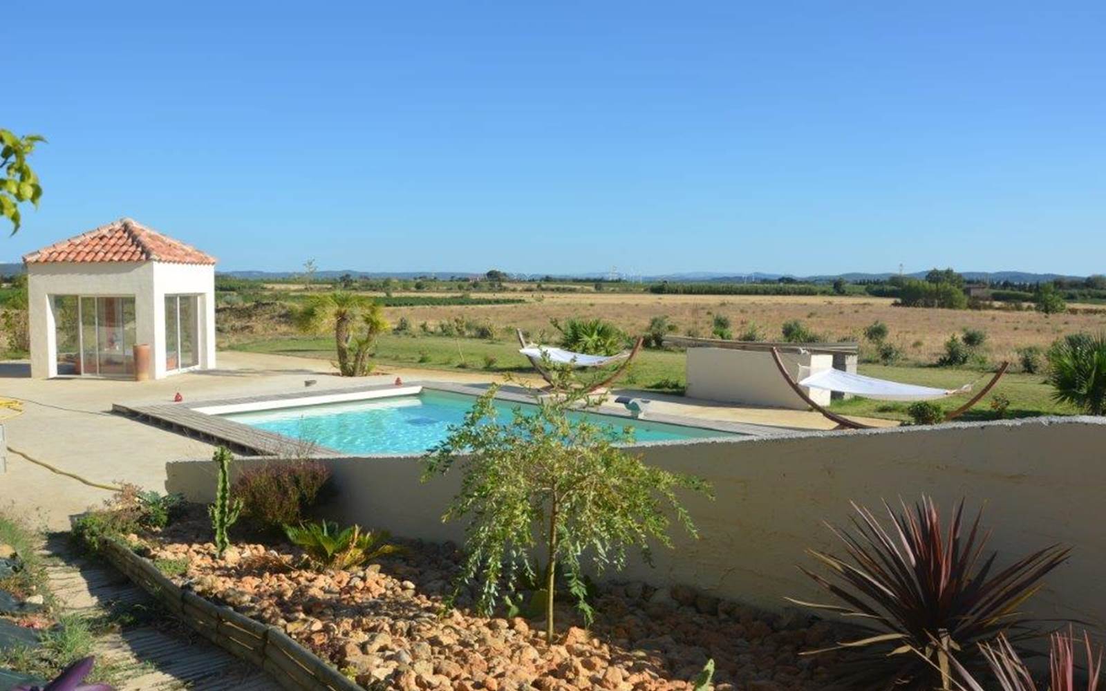 Vue piscine