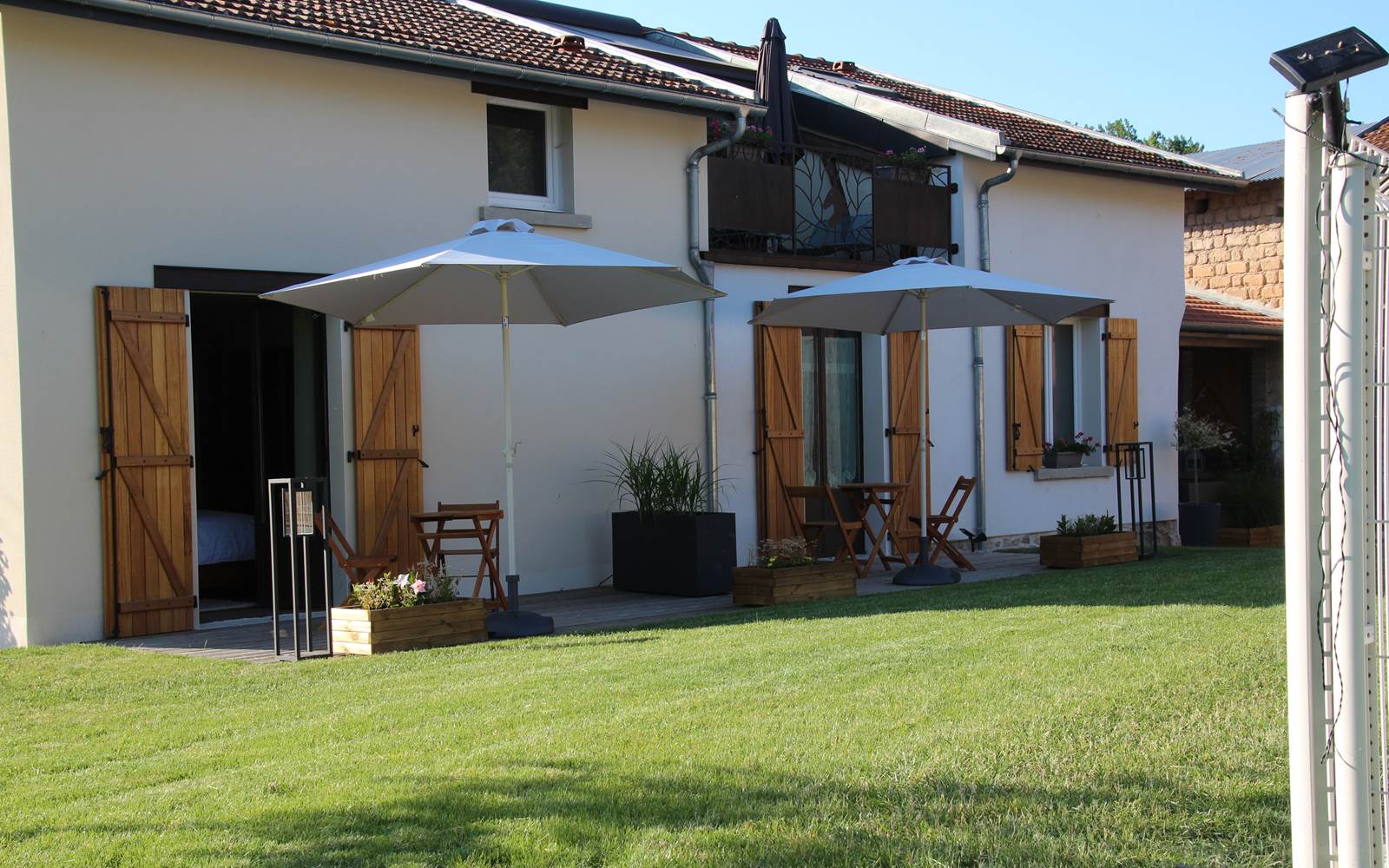 une terrasse pour chaque chambre