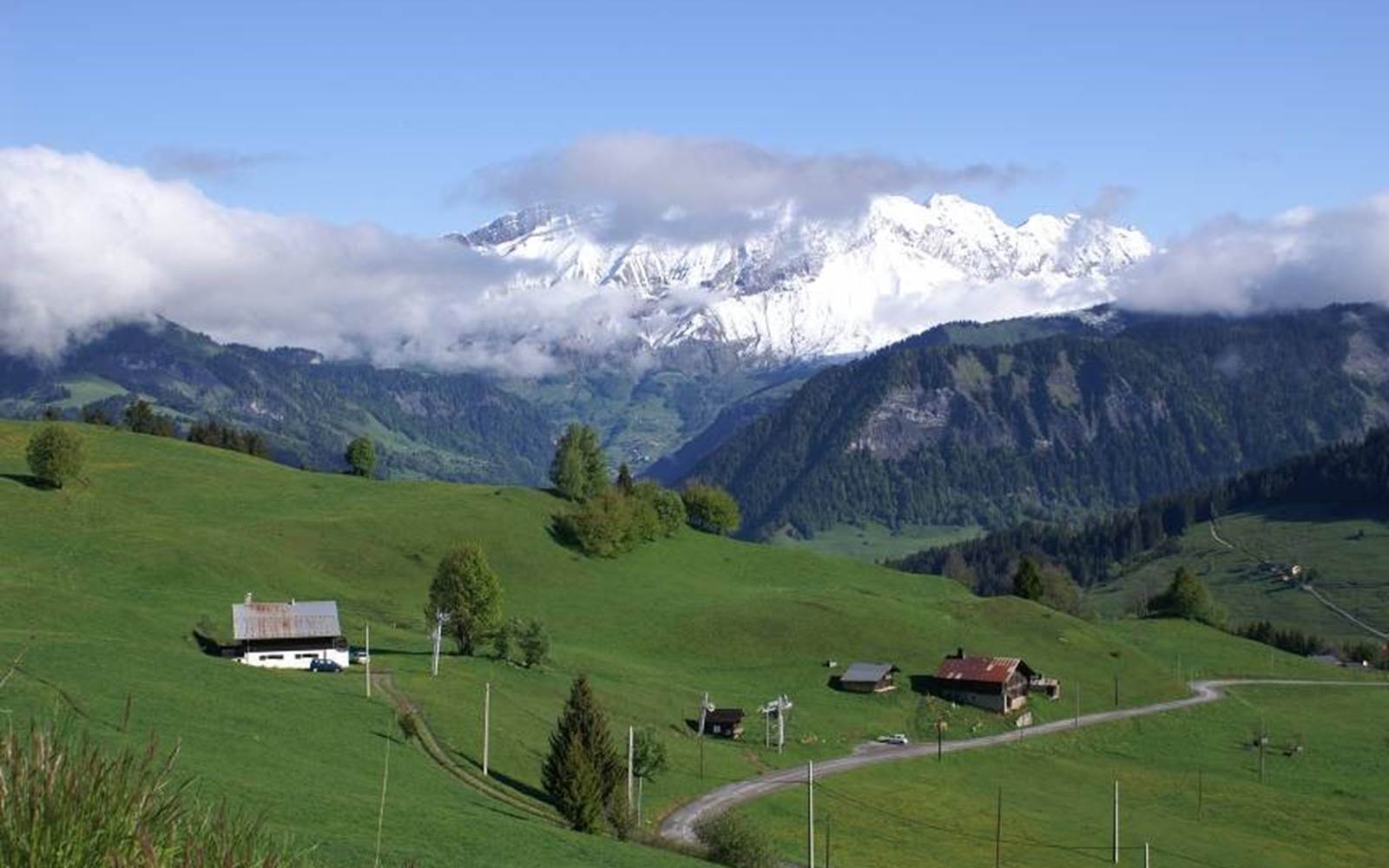 Espace Diamand, Crest Voland, Chalet des Molliettes (alentours, été)