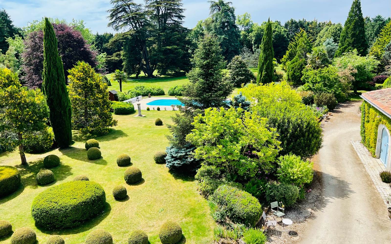 Le parc du Domaine de Lasteyrie