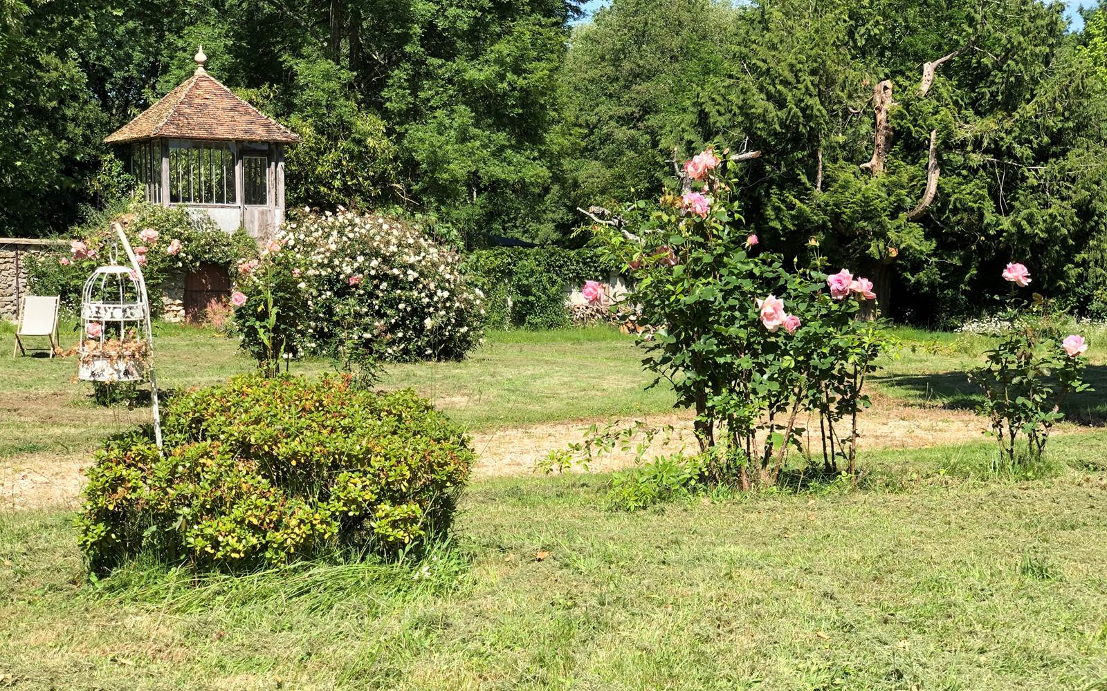 La gloriette qui était au centre de la propriété à l'époque pour une vue à 360 °