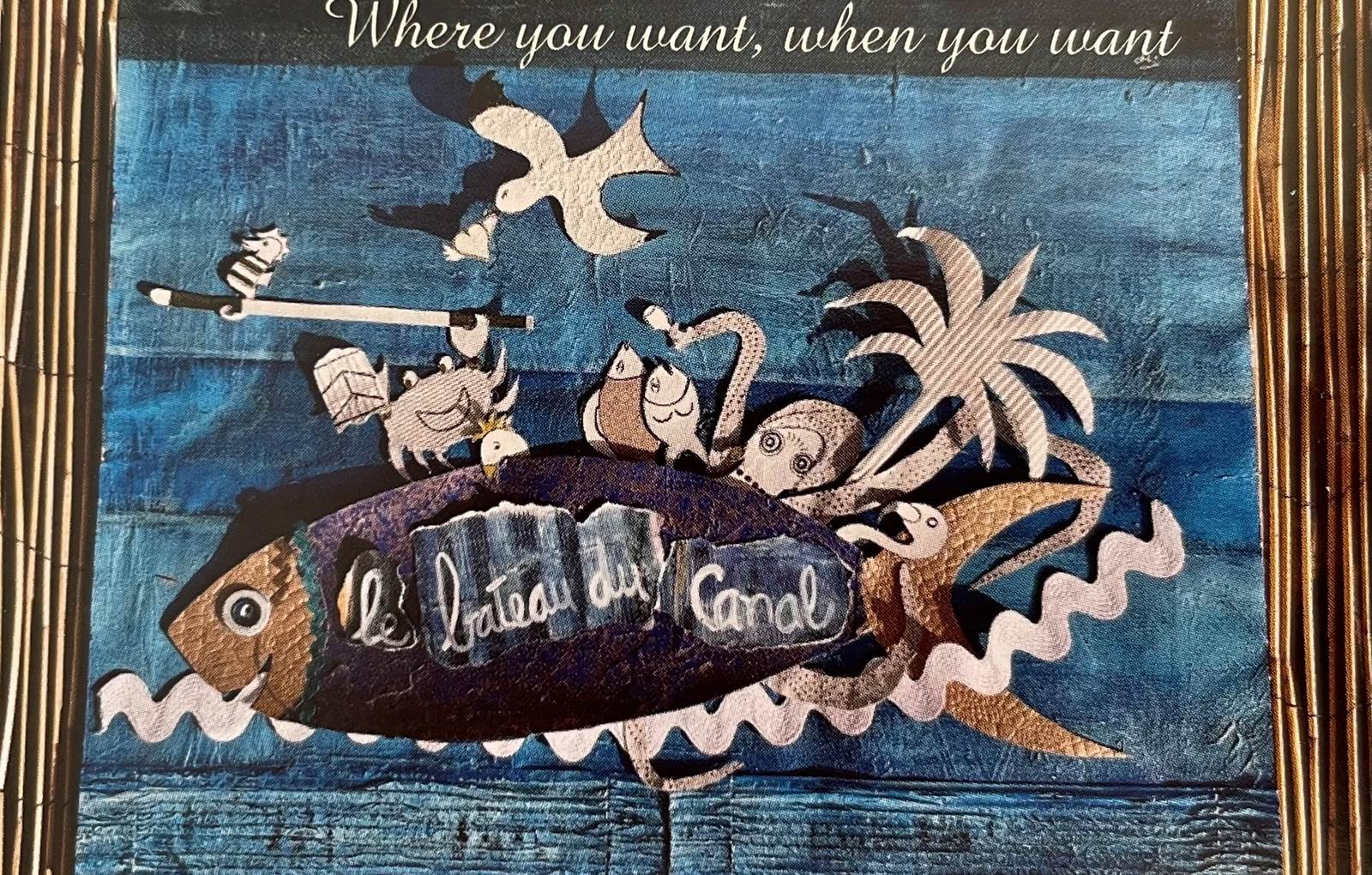 le bateau du canal à Sète-carousel