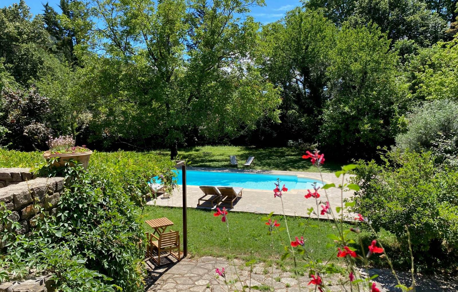 L'AUBERGE DU RANC : vue de la terrasse-carousel