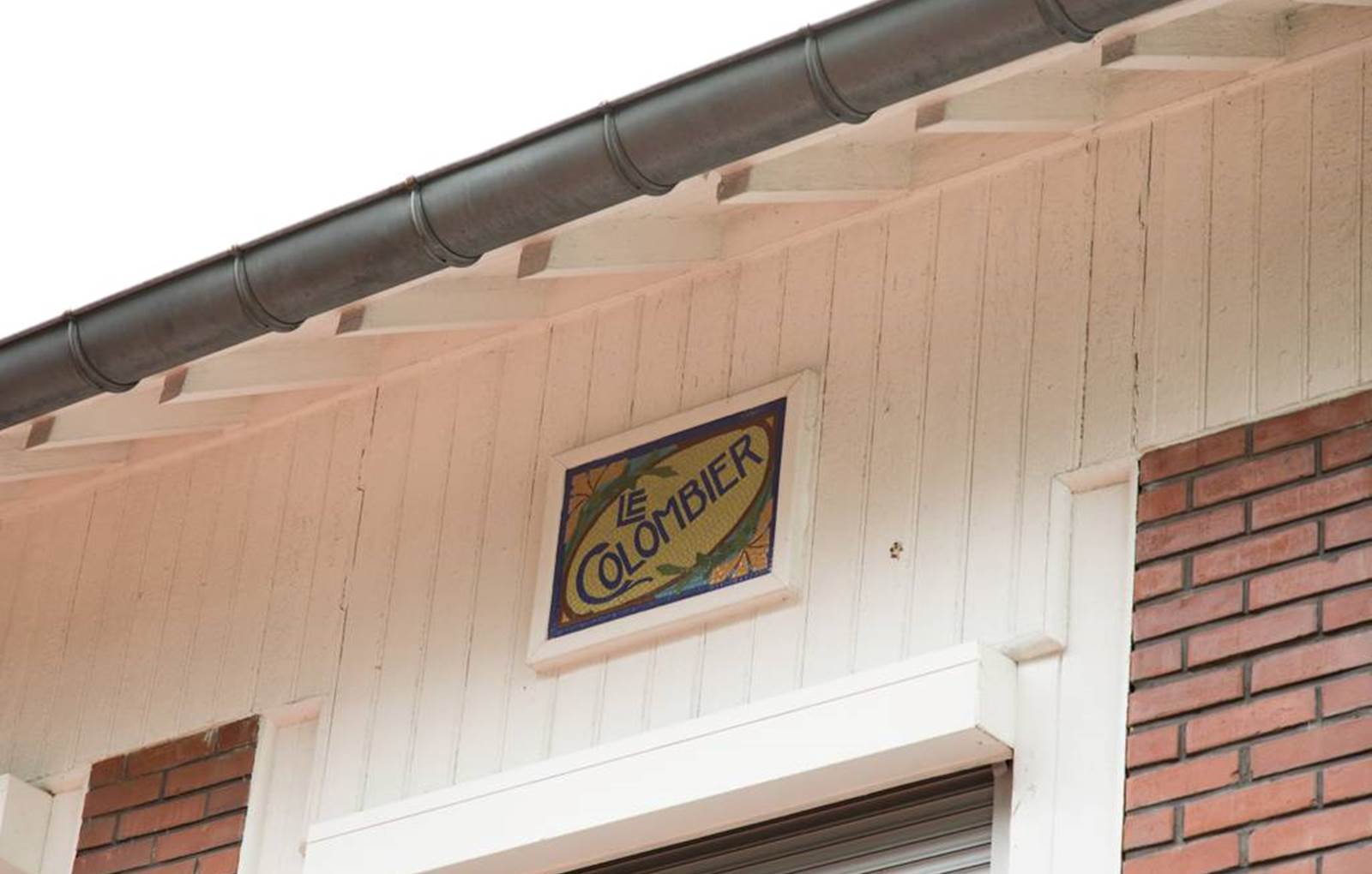 jardin extérieur plaque le Colombier-carousel