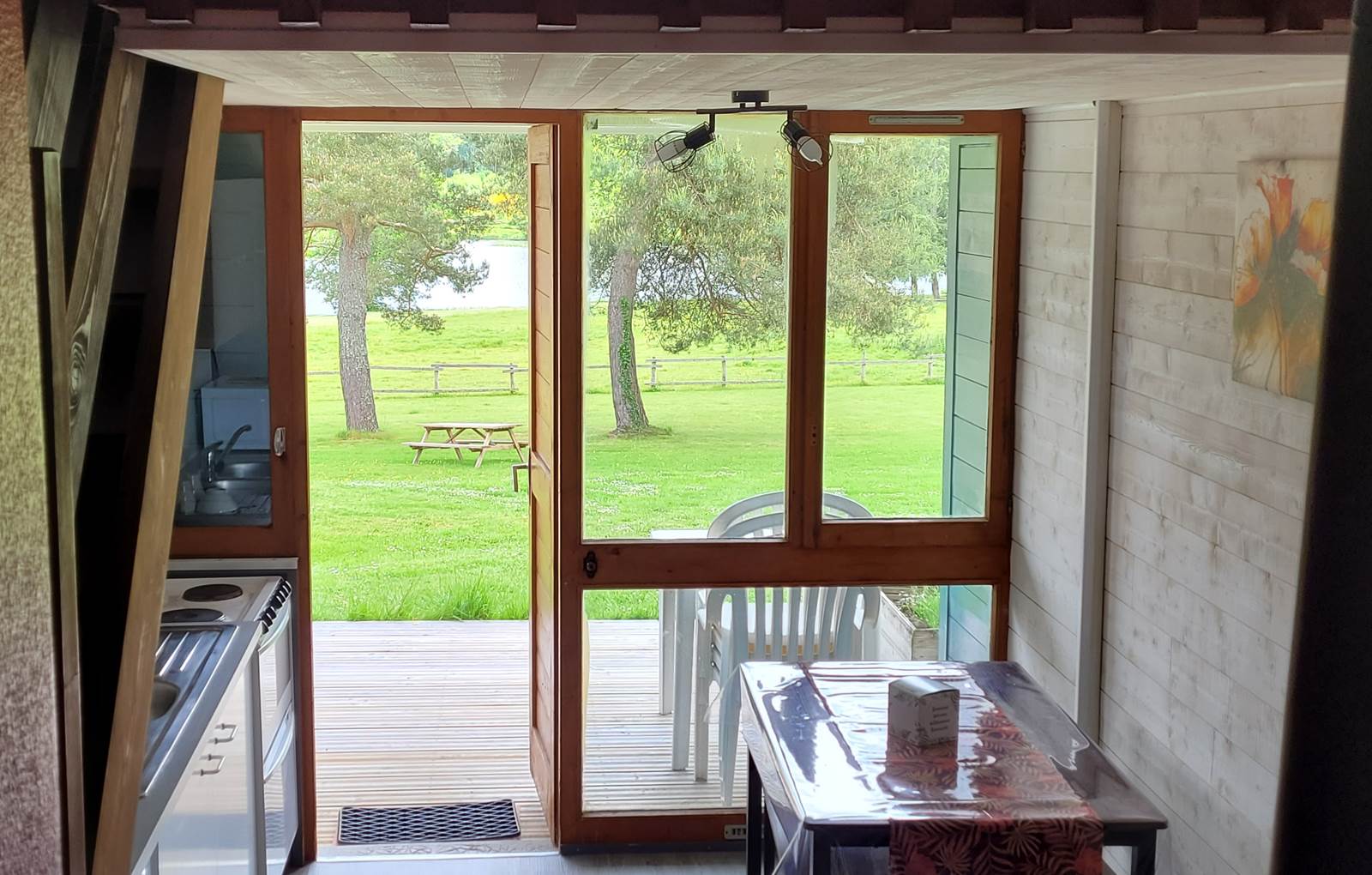 intérieur d'un gîte-carousel