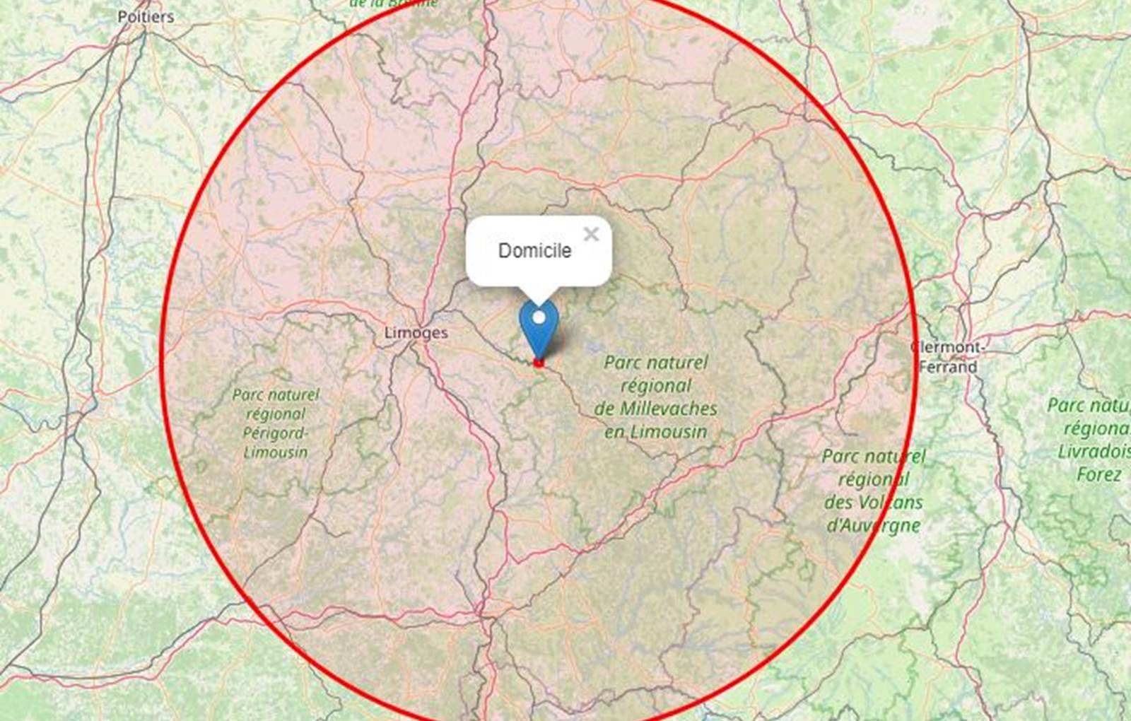 Dans un rayon de 100 km autour du Masjoubert 87120 Augne-carousel