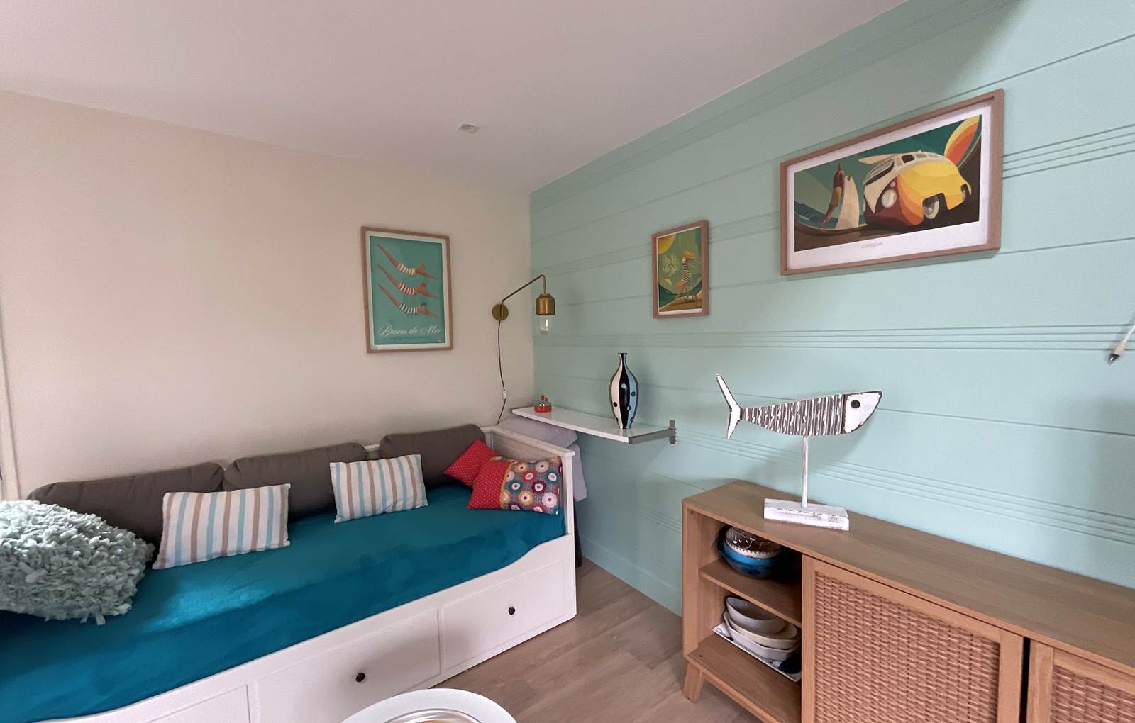 Pièce de vie gite les vagues-carousel