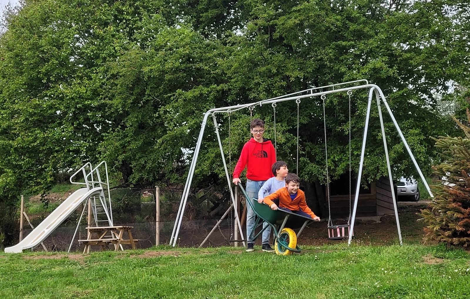 Activités des enfants-carousel