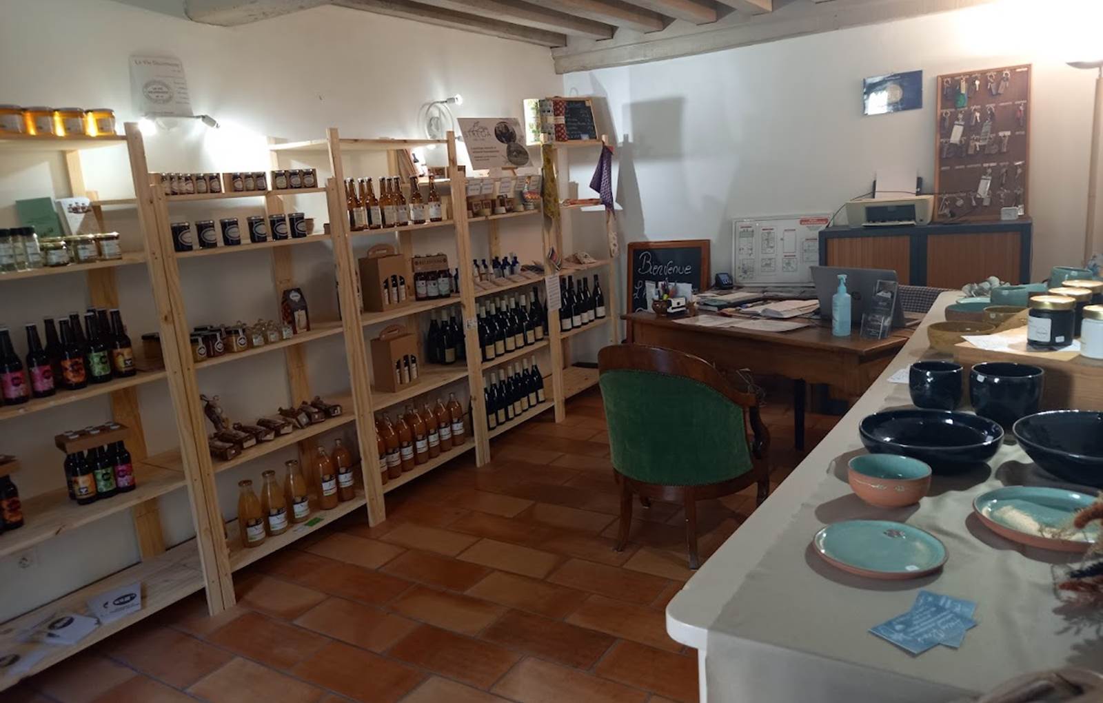 reception et boutique-carousel